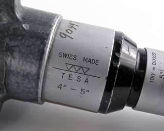 Tesa 4  5 Intrimik Inside Bore Gage Micrometer .0005 Div.  