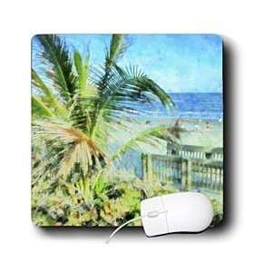   Impressionism   Tropical Boca Raton Beach   Mouse Pads Electronics