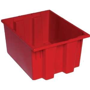  Storage Totes Stack and Nest 20 x 16 x 10 RED, 6 Pack 