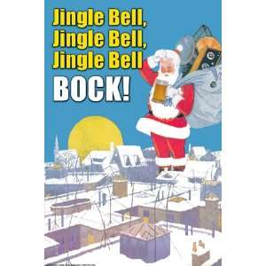  Jingle Bell, Bock 16X24 Canvas Giclee