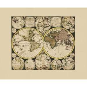  Globi Terrestris (Map) Poster Print