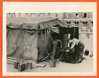 1940 London British Army Tent is a Mobile Bathing Unit  