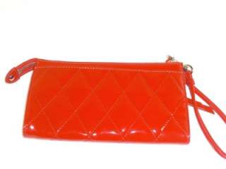 Coach Poppy Quilt Pop Gloss Zip Wallet & Universal Case 46577 61333 