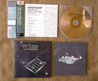 Supertramp Crime Of The Century 08 JAPAN Mini LP SHM CD L/E Obi OOP 