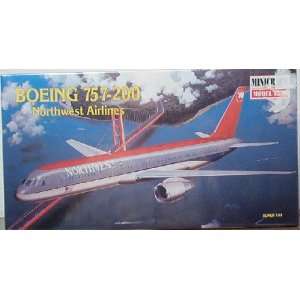  Boeing 757 200 Northwest Airlines 1144 by Minicraft Toys 