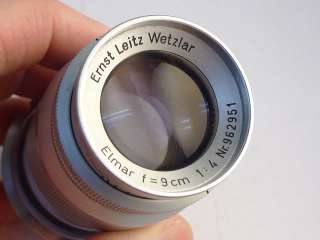 Leica 90mm f4 Elmar Screw Mount Lens w/ M adapter  