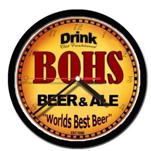  BOHS beer and ale cerveza wall clock 