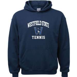   State Owls Navy Youth Tennis Arch Hooded Sweatshirt