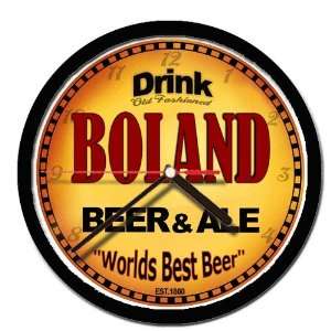  BOLAND beer and ale cerveza wall clock 