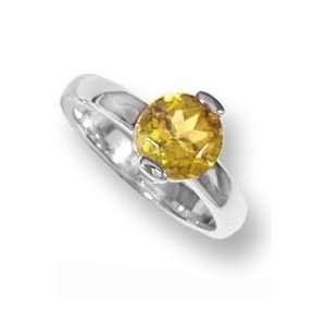  Boma Round Citrine Ring (size 5) Boma Facets Jewelry