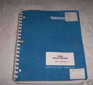 Tektronix 7904A Oscilloscope w/Opts Instruction Manual  