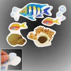  Amico Art Wall Paper Adhesive Sticker Sea World Fish 