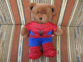 15 plush Build a Bear Spiderman teddy bear, good condition  