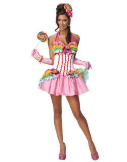   Candy Sweet Sugar California Girl Sexy Womens Halloween Costume XS L