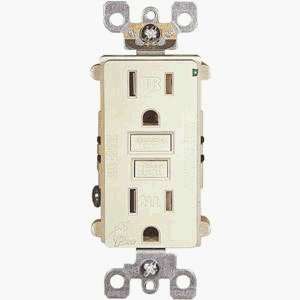   GFCI Outlet, Wallplate sold separately, Almond