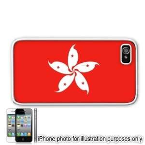 Hong Kong Flag Apple Iphone 4 4s Case Cover White