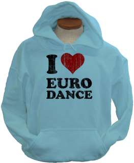 Love Euro Dance Trance DJ Electro New Techno Hoodie  