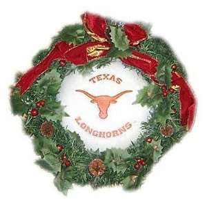  Texas Longhorns Fiber Optic Holiday Wreath Sports 