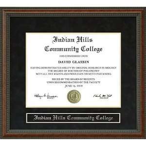  Indian Hills Community College (IHCC) Diploma Frame 