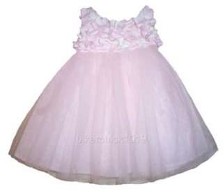 NWT~~BISCOTTI~~PINK PEARL TULLE DRESS~~GIRLS~~SZ 3 MO ~~$74  