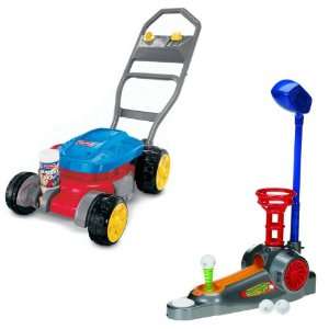  Fisher Price Bubble Mower & Tornado Tee Toys & Games