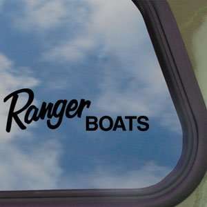  Ranger Boat Black Decal BOAT CRUISER Truck Window Sticker 