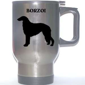  Borzoi Dog Stainless Steel Mug 