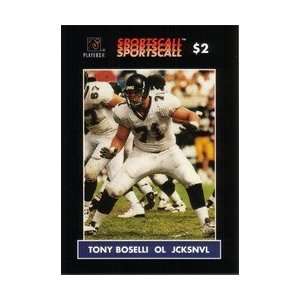  Collectible Phone Card $2. Tony Boselli (OL Jacksonville 