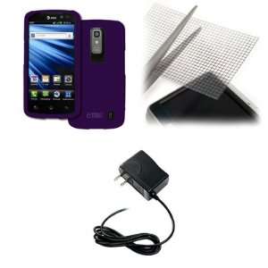  EMPIRE LG Nitro HD Rubberized Hard Case Cover (Purple 