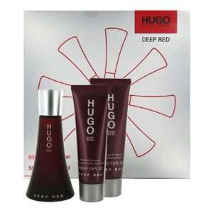  Hugo Boss Hugo Deep Red Ladies Edp 50ml Gift Set (1.7 fl 