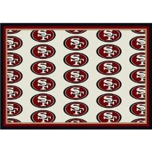  NFL Team Repeat San Francisco 49ers Football Rug Size 78 