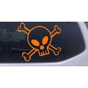   Cute Skull And Cross Bones Skulls Car Window Wall Laptop Decal Sticker