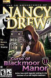 Nancy Drew Curse of Blackmoor Manor PC, 2004  