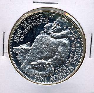 Matthew Henson Sterling Silver Commemorative coin #3  