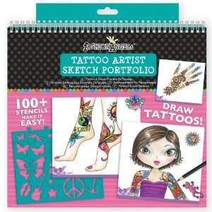  Fashion Angels Tattoo Sketchbook Portfolio Arts, Crafts & Sewing