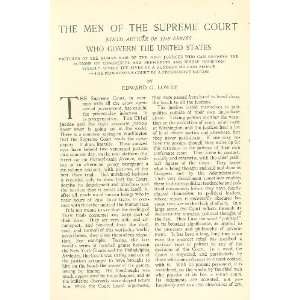    1914 Supreme Court White McKenna Holmes Day Lurton 