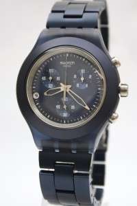 New Swatch Irony Chronograph Full Blooded Smoky Blue Watch SVCN4004AG 