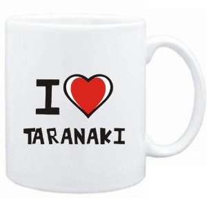  Mug White I love Taranaki  Cities