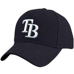 Twins Enterprise Tampa Bay Rays Youth Navy Blue Shortstop Flex Fit Hat 