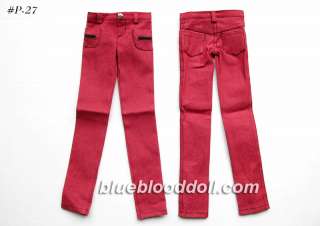 bjd boy doll red jeans outfits clothing SD13 sd16 super dollfie 