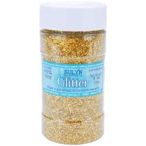  Glitter Shaker 8 Ounces Gold   655962 Patio, Lawn 