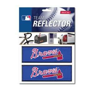  MLB Atlanta Braves Stickers Set of 2