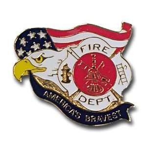  Americas Bravest Firemen Pin 