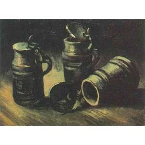   Oil Reproduction   Vincent Van Gogh   32 x 24 inches   Beer Tankards