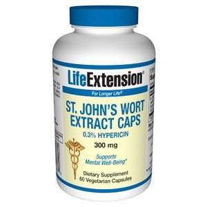  Life Extension   St. Johns Wort Extract Caps 300mg 0.3% 