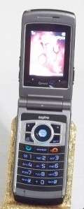 Qwest Sanyo Katana II Ultra Thin CDMA Cell Phone (Black)  