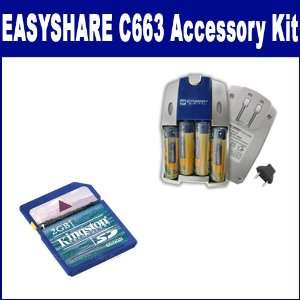  Kodak EASYSHARE C663 Digital Camera Accessory Kit includes 
