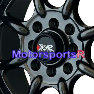   Chromium Black Wheels Rims Deep Dish Stance 4x100 Miata BMW E30  