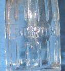 Vintage Clear Glass Miniature BORDENs Advertising Milk Bottle  