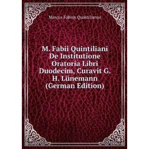   (German Edition) (9785877608078) Marcus Fabius Quintilianus Books
